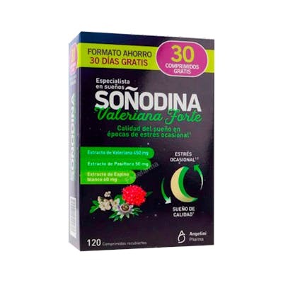 ANGELINI SOÑODINA VALERIANA FORTE 120 COMPRIMIDOS