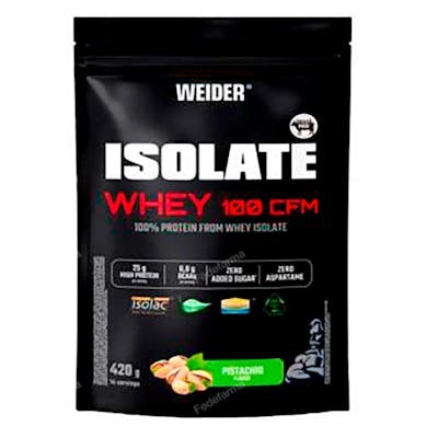 WEIDER ISOLATE WHEY 100 CFM pistachio 420gr.