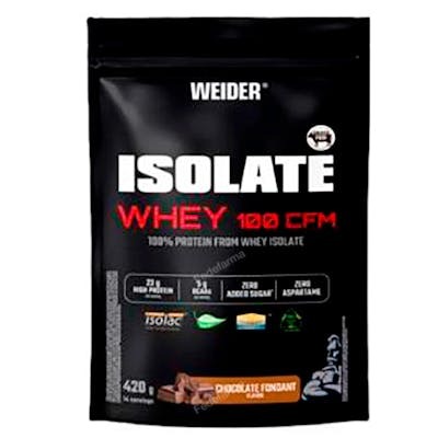 WEIDER ISOLATE WHEY 100 CFM choco 420gr.