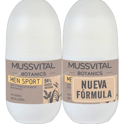 MUSSVITAL BOTANICS DEO MEN 75ML X2