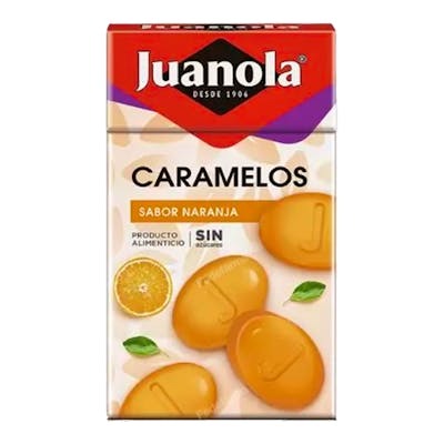 JUANOLA CARAMELOS 50 G SABOR NARANJA