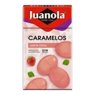 JUANOLA CARAMELOS 50 G SABOR FRESA