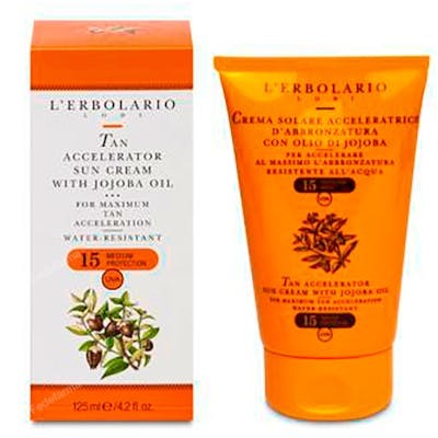 L´ERBOLARIO SOLAR SPF 15 CREMA ACELERADORA CUERPO JOJOBA 125
