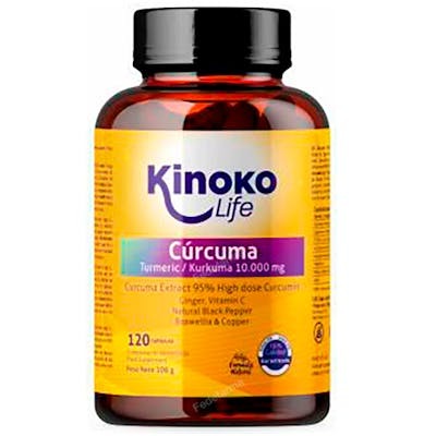 KINOKO LIFE CURCUMA 95% JENGIBRE PIMIENTA NEGRA BOSWELLIA 12