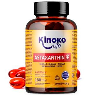 KINOKO LIFE ASTAXANTINA PLUS 180 CAPSULAS