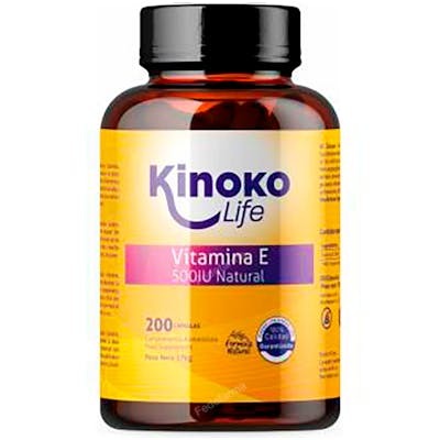 KINOKO LIFE VITAMINA E-500 IU 200 CAPSULAS