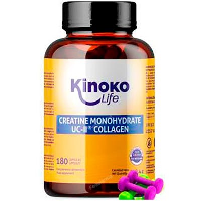 KINOKO LIFE CREATINA MONOHIDRATADA 3000MG CON UC-II COLAGEN