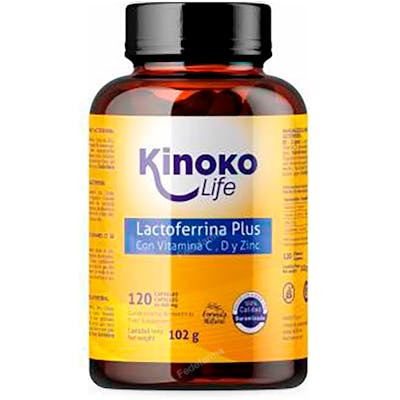 KINOKO LIFE LACTOFERRINA PLUS (500MG VITC,ZINC Y VIT D3 2000