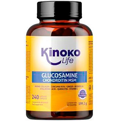 KINOKO LIFE GLUCOSAMINA CONDROITINA con MSM 240 cap.