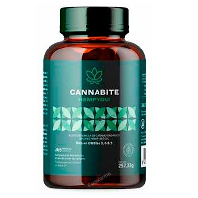 CANNABITE HEMPYOU CANNABITE OMEGA 3 6 9 ACEITE DE CAÑAMO 365