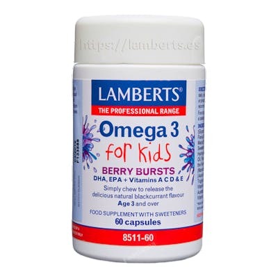 LAMBERTS OMEGA 3 NIÑOS 60 CAPSULAS