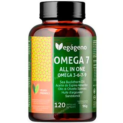 VEGAGENO OMEGA 7 ALL IN ONE OMEGA 3 6 7 9 ACEITE DE ESPINO A