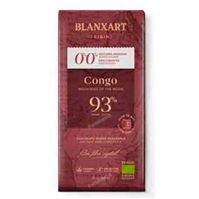 BLANXART CHOCOLATE CONGO 93% s/azucar s/ edulcorante 75 gr E