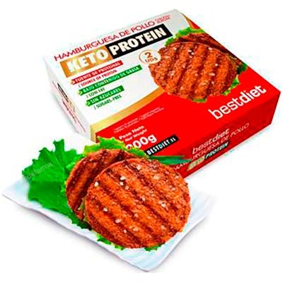 KETO PROTEIN HAMBURGUESAS PACK 2 UDS