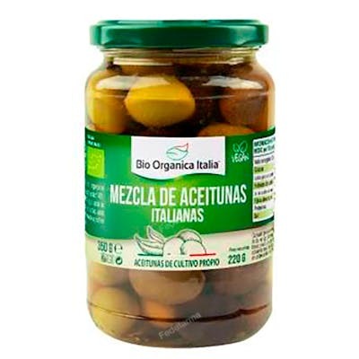 BIO ORGANICA ITALIA ACEITUNAS MEZCLA italianas 350 gr DEMETE