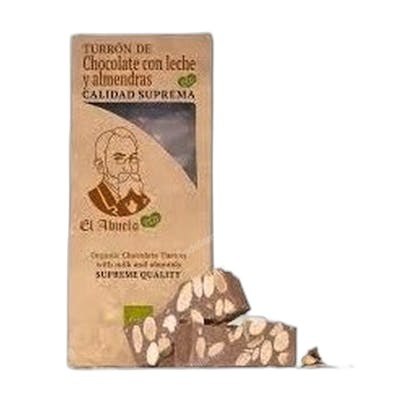 EL ABUELO TURRON CHOCOLATE LECHE ALMENDRAS 200 GR ECO