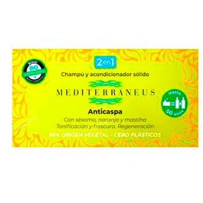 MUNDONATURAL MEDITERRANEUS CHAMPU-ACONDICIONADOR SOLIDO ANTI