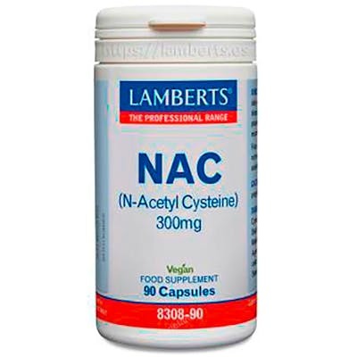 LAMBERTS NAC (N-ACETIL CISTEINA) 300 MG 90 CAPSULAS