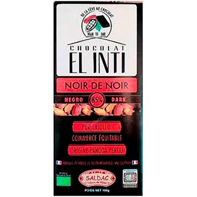 SALDAC CHOCOLATE NEGRO 85% 100 gr ECO