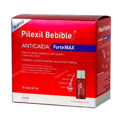 PILEXIL BEBIBLE ANTICAIDA FORTEMAX 30 FRASCOS 15 ML