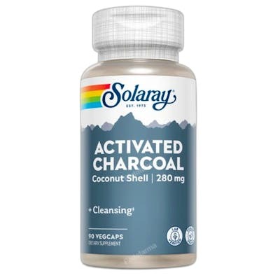 SOLARAY CHARCOAL ACTIVATED 90 cap.