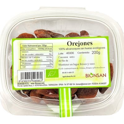 BIONSAN OREJONES DULCES 200 GR