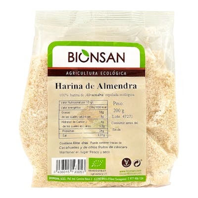 BIONSAN HARINA DE ALMENDRA PROXIMIDAD 200 GR