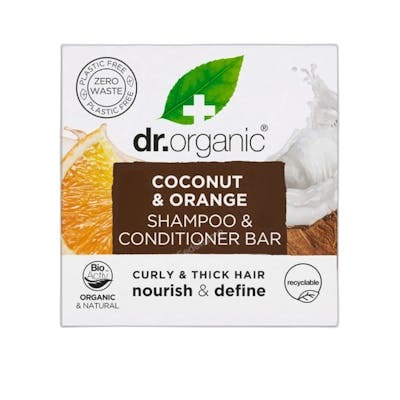 DR ORGANIC CHAMPU-ACONDICIONADOR SOLIDO COCO-NARANJA 75 GR