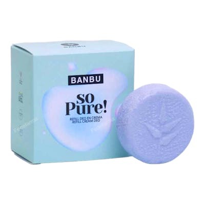 BANBU SO PURE refill desodorante crema so pure 50 ml.