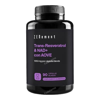 ZENEMENT TRANS RESVERATROL-NAD+ CON AOVE 90 CAPSULAS