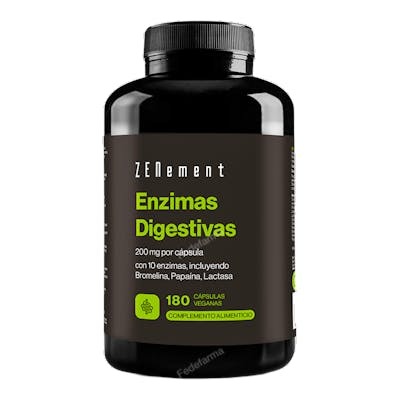 ZENEMENT ENZIMAS DIGESTIVAS 180 vcaps.