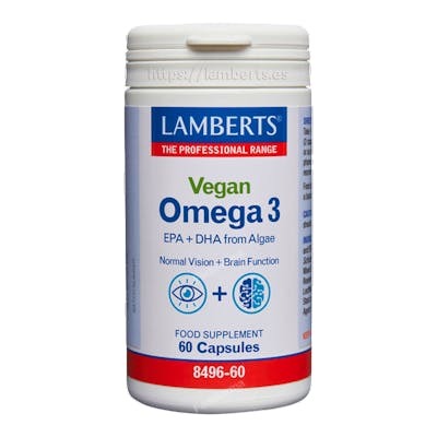LAMBERTS OMEGA 3 VEGANO 60 CAPSULAS