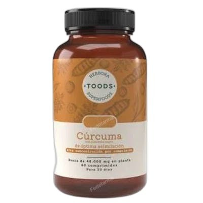 HERBORA TOODS CURCUMA 60 COMPRIMIDOS