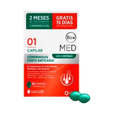 BE+ MED CAPILAR USO CONTINUO FORTE 60 COMPRIMIDOS