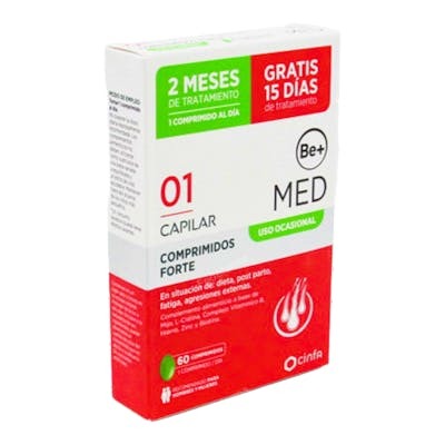 BE+ MED CAPILAR USO OCASIONAL FORTE 60 COMPRIMIDOS