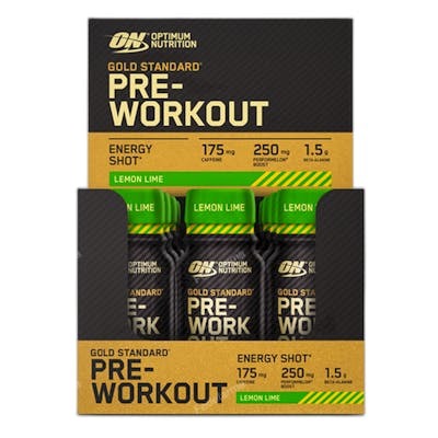 OPTIMUM NUTRITION ON GOLD STAND PRE WORKOUT SHOT 12X60ML LEM