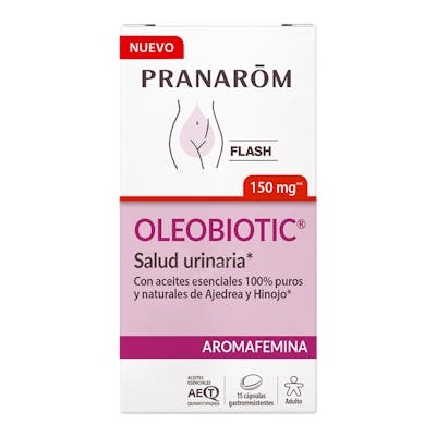 PRANAROM PACABADO OLEOBIOTIC SALUD URINARIA 15 CAPSULAS