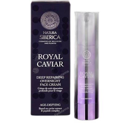 NATURA SIBERICA ROYAL CAVIAR crema facial reparadora nocturn