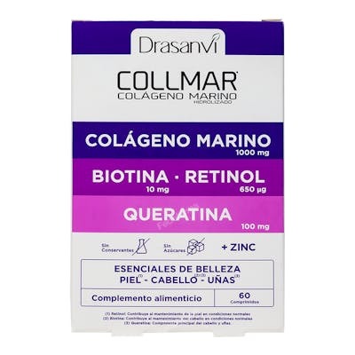 DRASANVI COLLMAR ESENCIALES BELLEZA SIN AZUCAR 60 COMP.