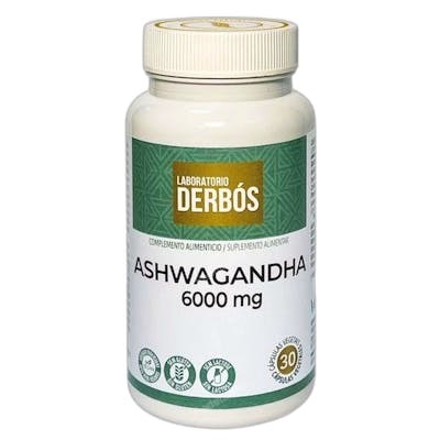 DERBOS ASHWAGANDHA 6000 MG 30 CAPSULAS