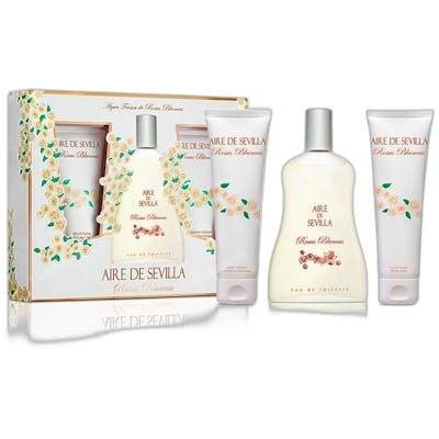 AIRE DE SEVILLA ROSAS BLANCAS ESTUCHE 3 PZ