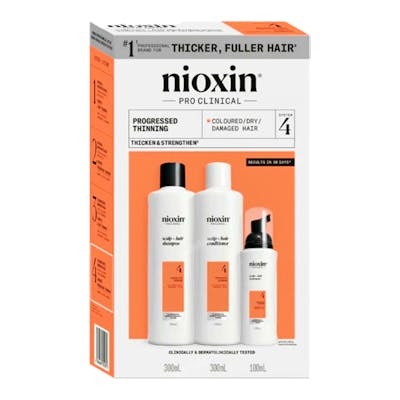 NIOXIN SISTEMA 4 KIT TRATAMIENTO PARA CABELLO TENIDO DEBILIT