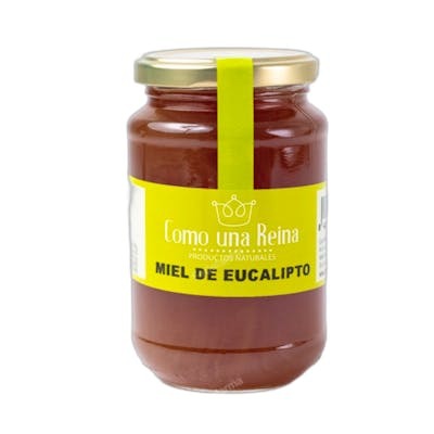 COMO UNA REINA MIEL DE EUCALIPTO TARRO CRISTAL 300 GRS