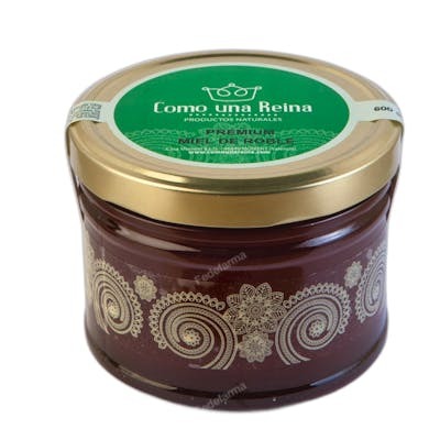 COMO UNA REINA MIEL DE ROBLE TARRO CRISTAL PREMIUM 600 GRS
