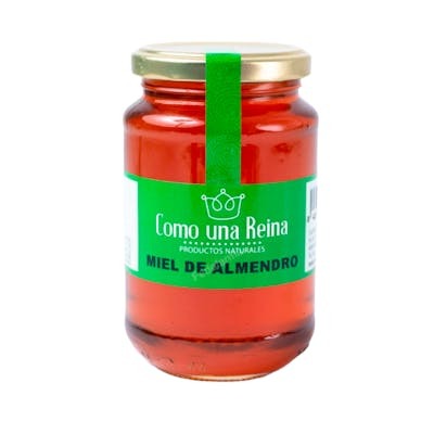 COMO UNA REINA MIEL DE ALMENDRO TARRO CRISTAL 300 GRS