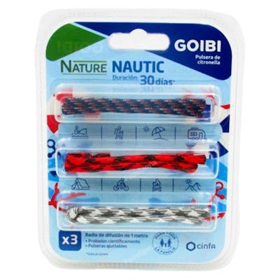 GOIBI PULSERA CITRONELLA NAUTIC X3UD