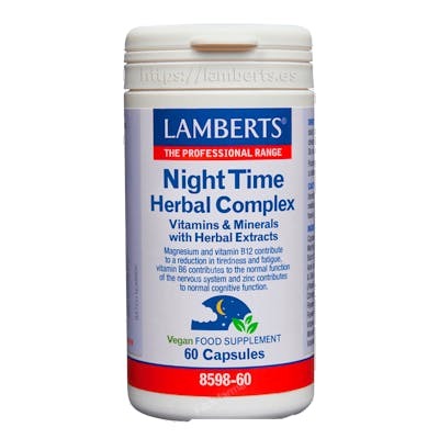 LAMBERTS NIGHT TIME HERBAL COMPLEX  60 CAPS