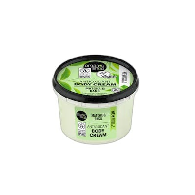CREMA CORPORAL ANTIOXIDANTE «MATCHA Y ALBAHACA», 250 ML