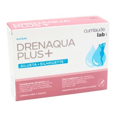 CUMLAUDE DRENAQUA PLUS+ 14 STICKS 2,88 G PIÑA Y MANGO