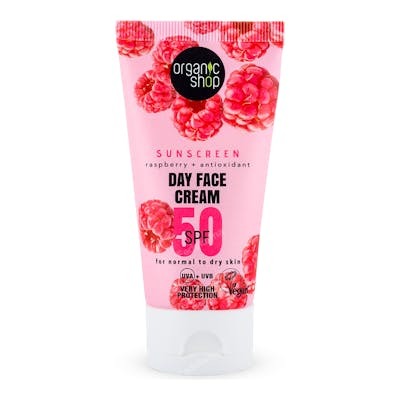CREMA DE DIA FACIAL CON PROTECCION SOLAR FRAMBUESA + ANTIOXI